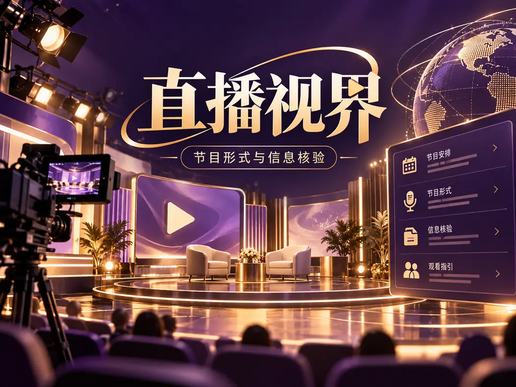 直播节目时间与节奏概念图